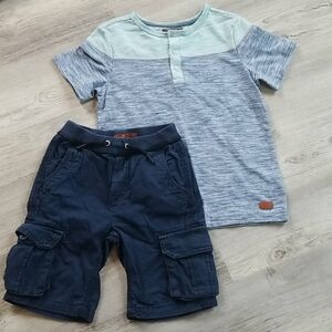 7 for all mankind short and shirt outfit 5/6